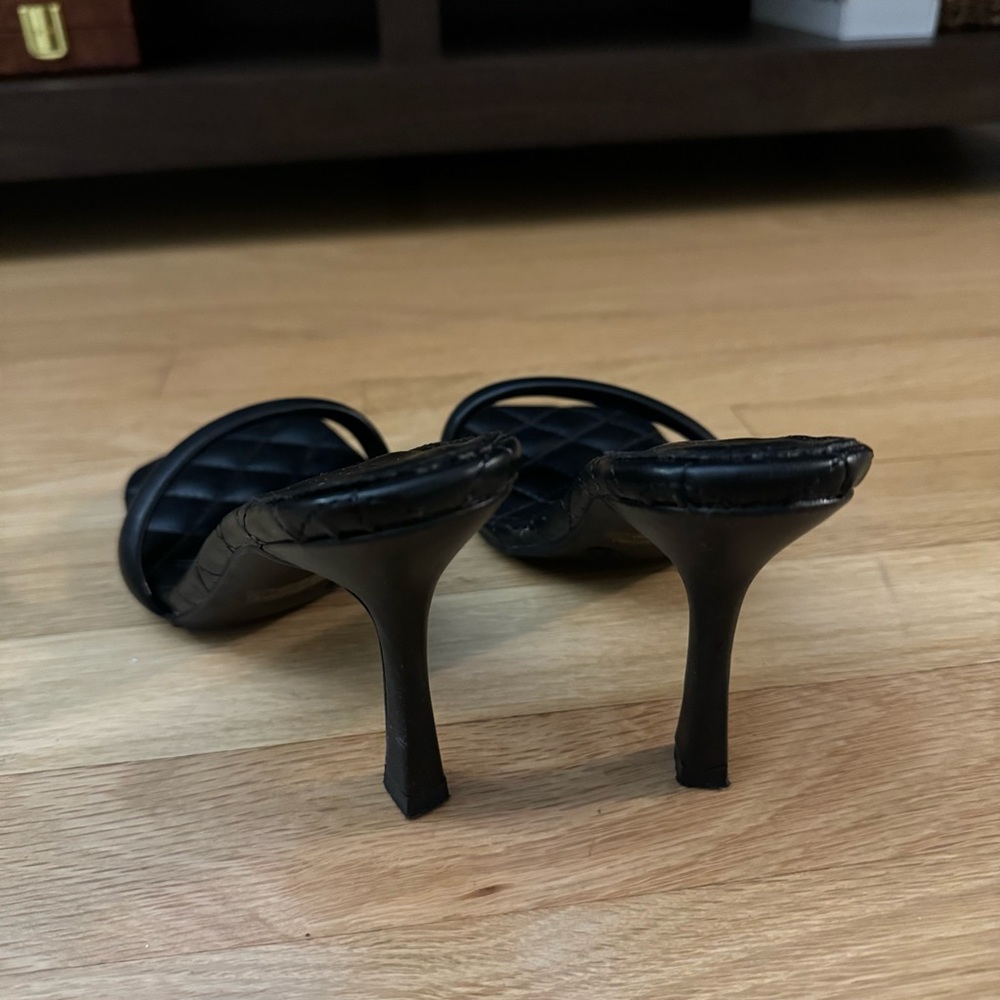 WILD DIVA LOUNGE Quilted Slide High Heel Sandal - Picture 5 of 9